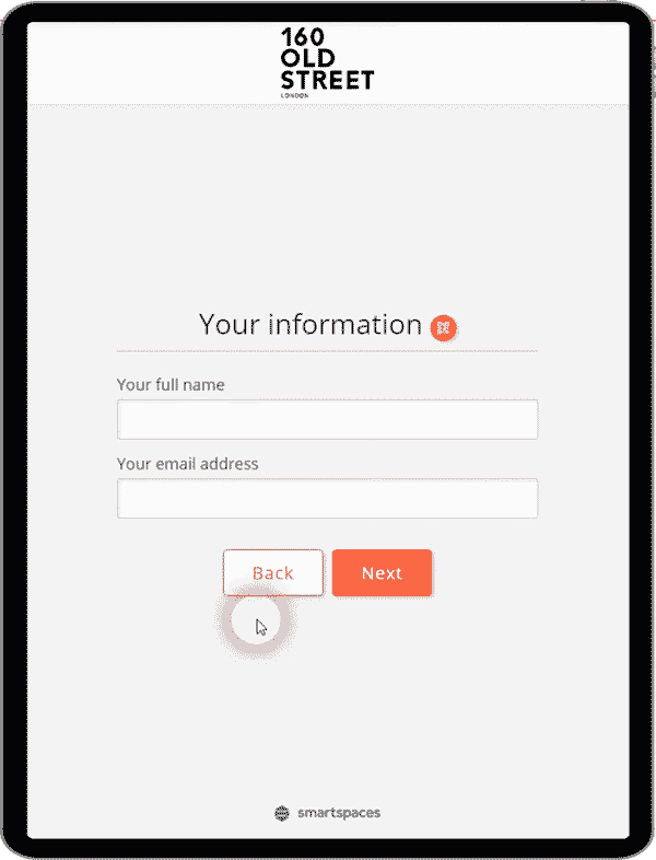 self registration smart spaces visitor management system app