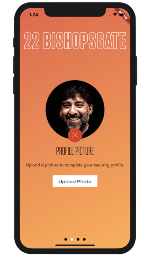 Smart Spaces at 22 Bishopsgate - smart app - personal profile