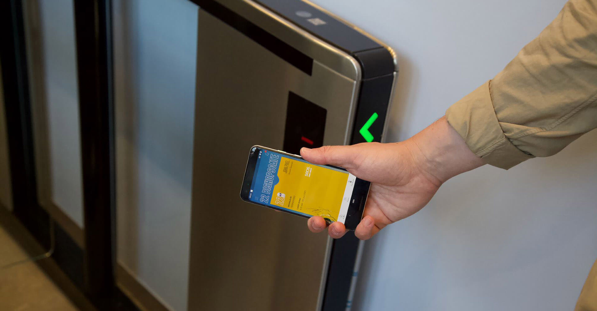 Contactless Entry | 22 Bishopsgate
